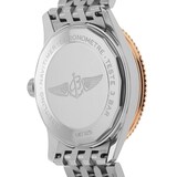 Pre-Owned Breitling Pre-Owned Breitling Navitimer 38mm Stainless Steel and Rose Gold U17325211G1A1