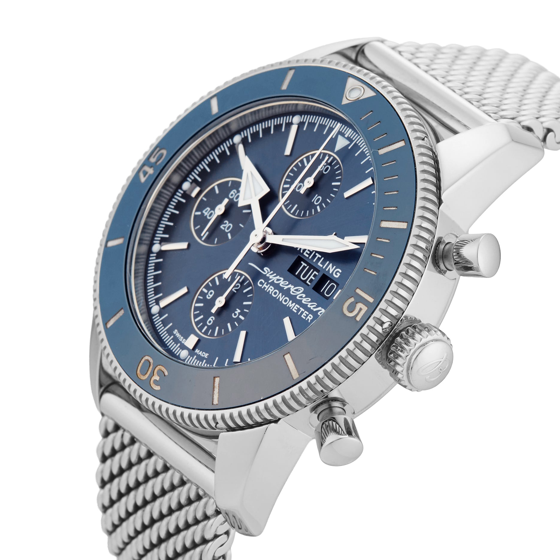 Pre-Owned Breitling Superocean Heritage Chronograph 44mm Stainless Steel