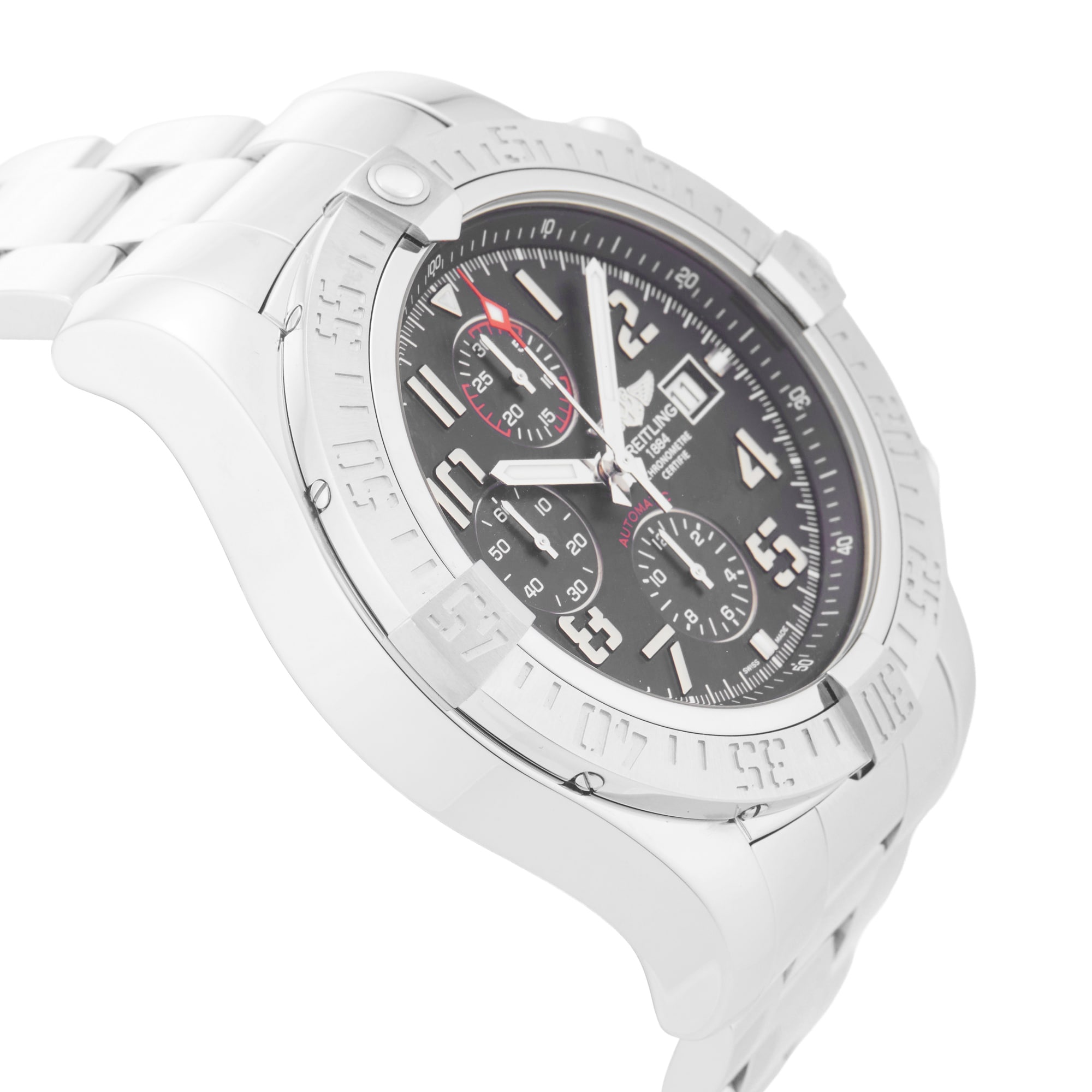 Pre-Owned Breitling Super Avenger II 48mm Stainless Steel Pre-Owned Breitling Super Avenger II 48mm Stainless Steel