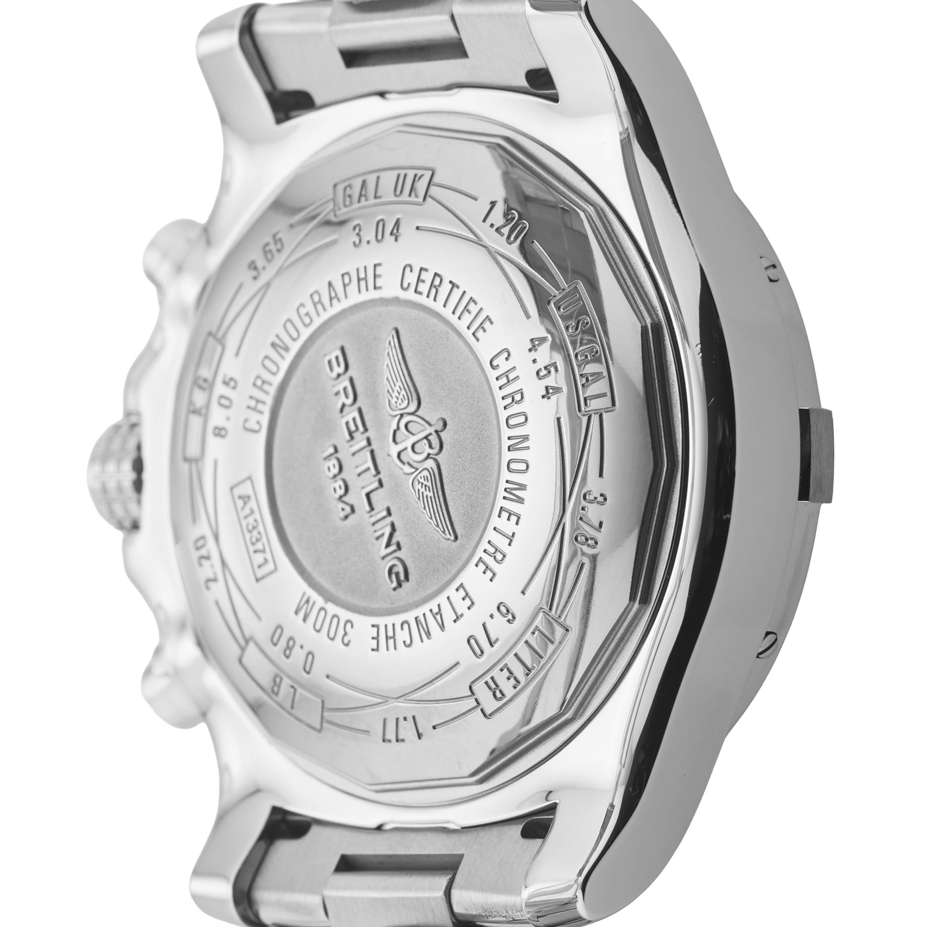 Pre-Owned Breitling Super Avenger II 48mm Stainless Steel Pre-Owned Breitling Super Avenger II 48mm Stainless Steel