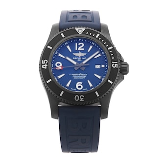 Pre-Owned Breitling Pre-Owned Breitling Superocean Automatic 46mm Stainless Steel and DLC Coated M17368D71C1S1 Pre-Owned Breitling Pre-Owned Breitling Superocean Automatic 46mm Stainless Steel and DLC Coated M17368D71C1S1