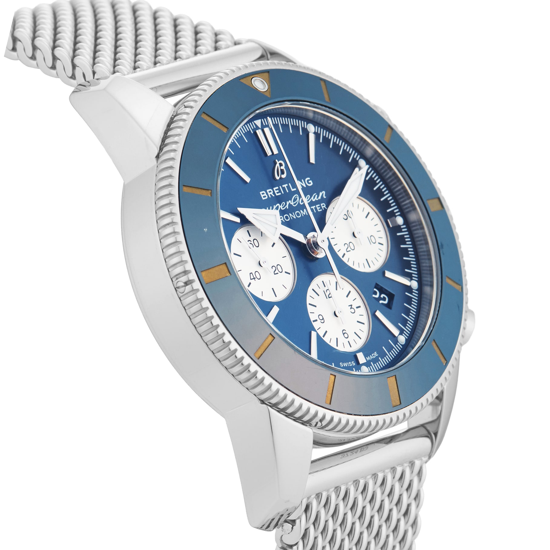 Pre-Owned Breitling Superocean Heritage B01 Chronograph 44mm Stainless Steel Pre-Owned Breitling Superocean Heritage B01 Chronograph 44mm Stainless Steel