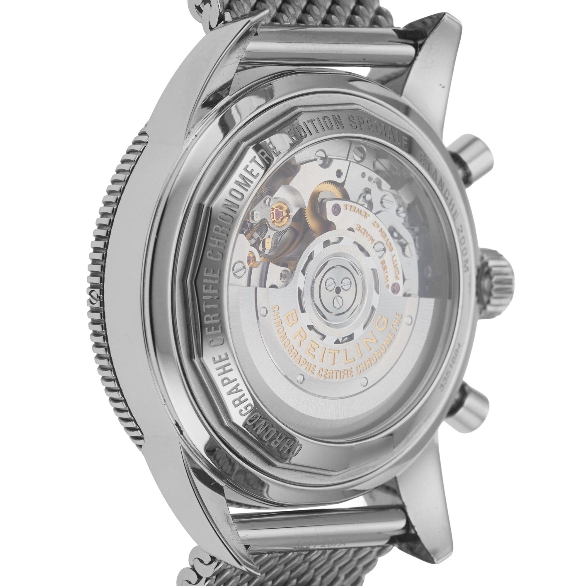 Pre-Owned Breitling Superocean Heritage B01 Chronograph 44mm Stainless Steel Pre-Owned Breitling Superocean Heritage B01 Chronograph 44mm Stainless Steel
