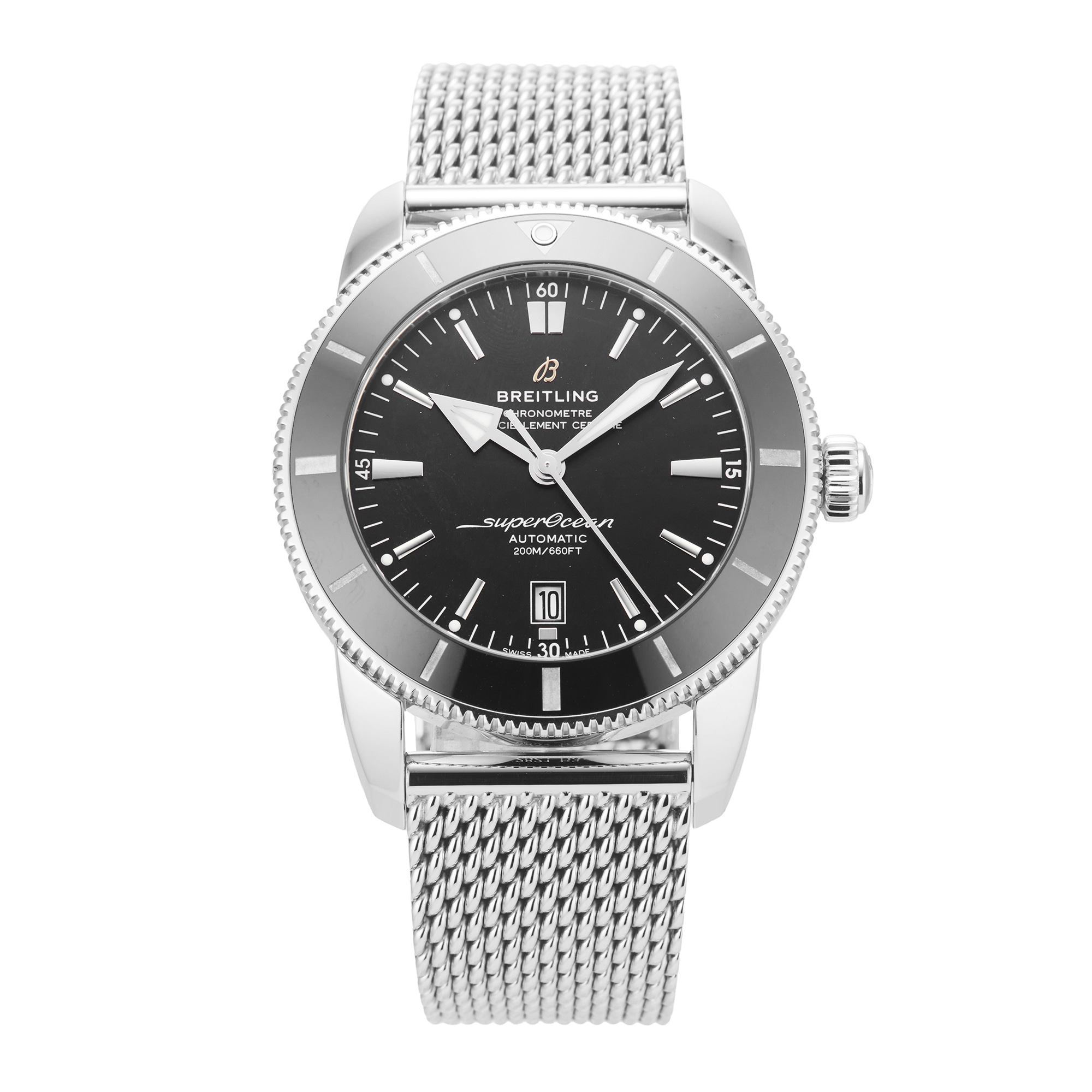 Pre-Owned Breitling Superocean Heritage B20 Automatic 46mm Stainless Steel Pre-Owned Breitling Superocean Heritage B20 Automatic 46mm Stainless Steel