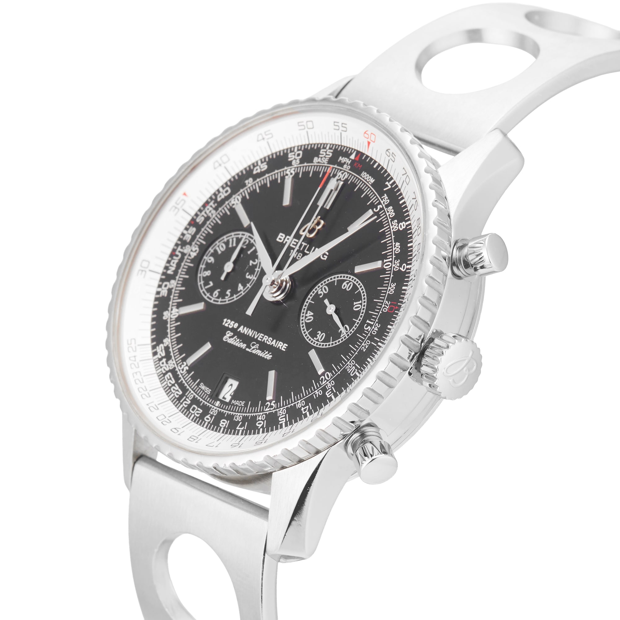 Pre-Owned Breitling Navitimer 125th Anniversary Limited Edition 43mm Stainless Steel Pre-Owned Breitling Navitimer 125th Anniversary Limited Edition 43mm Stainless Steel