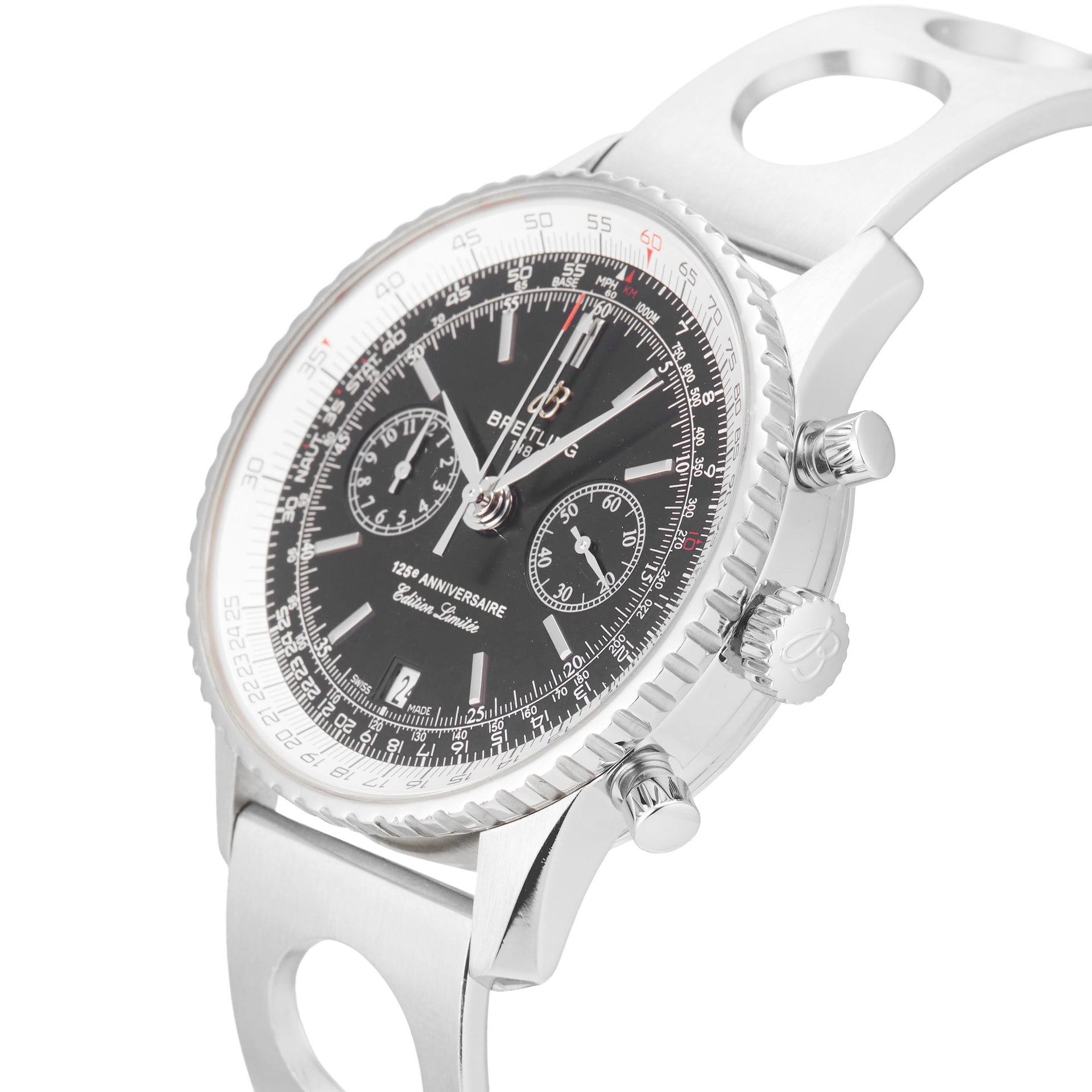 Pre-Owned Breitling Navitimer 125th Anniversary Limited Edition 43mm Stainless Steel Pre-Owned Breitling Navitimer 125th Anniversary Limited Edition 43mm Stainless Steel