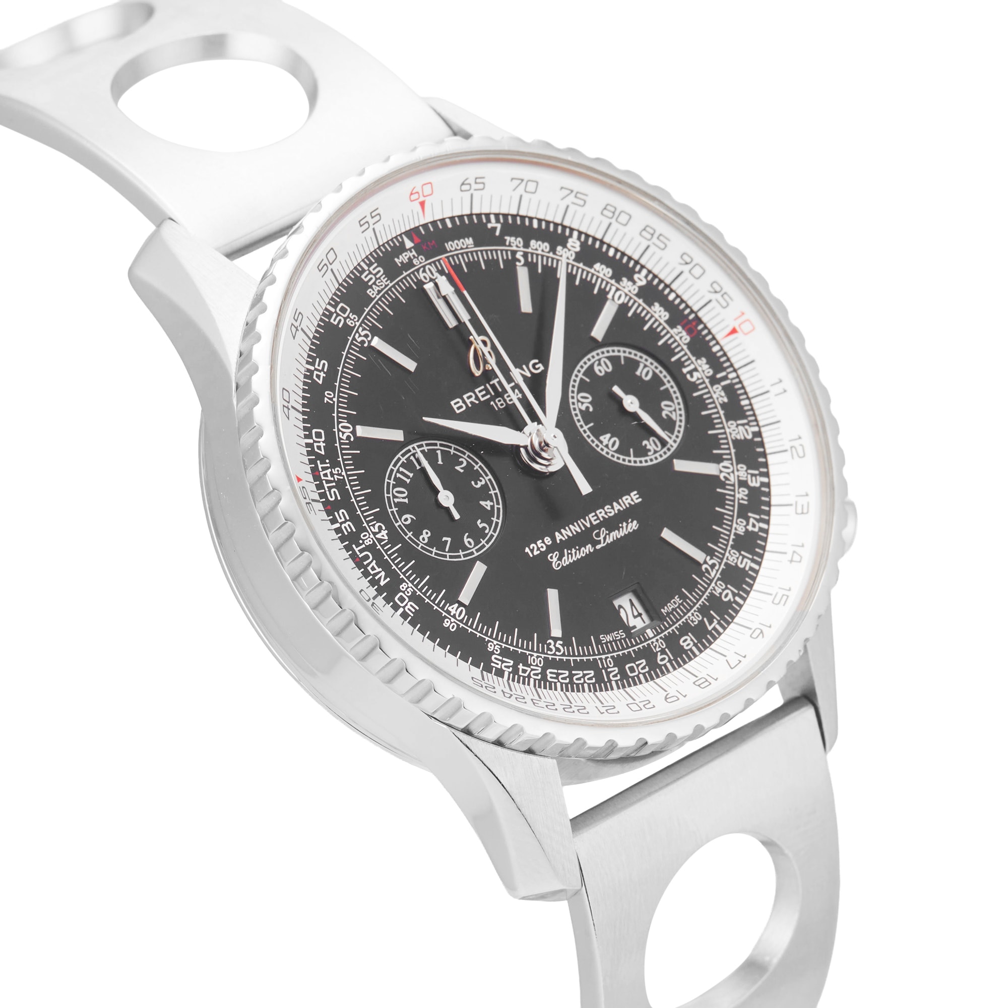 Pre-Owned Breitling Navitimer 125th Anniversary Limited Edition 43mm Stainless Steel Pre-Owned Breitling Navitimer 125th Anniversary Limited Edition 43mm Stainless Steel