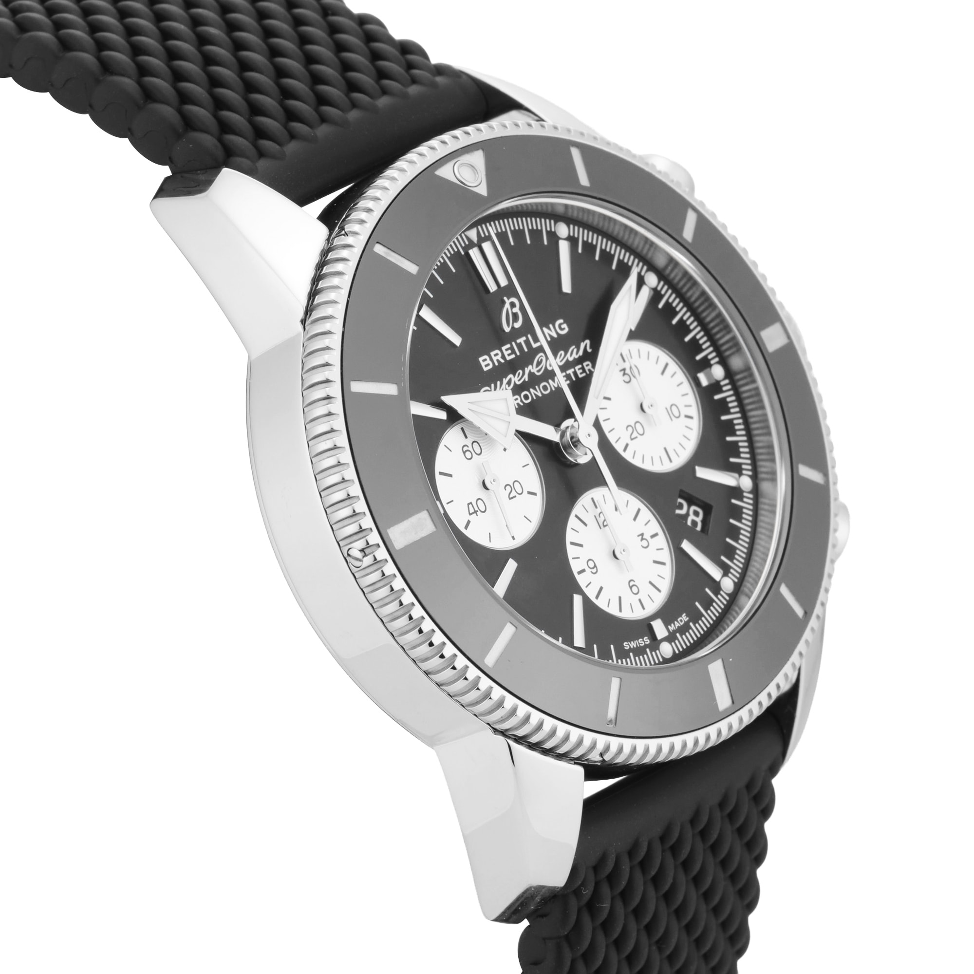 Pre-Owned Breitling Superocean Heritage B01 Chronograph 44mm Stainless Steel Pre-Owned Breitling Superocean Heritage B01 Chronograph 44mm Stainless Steel