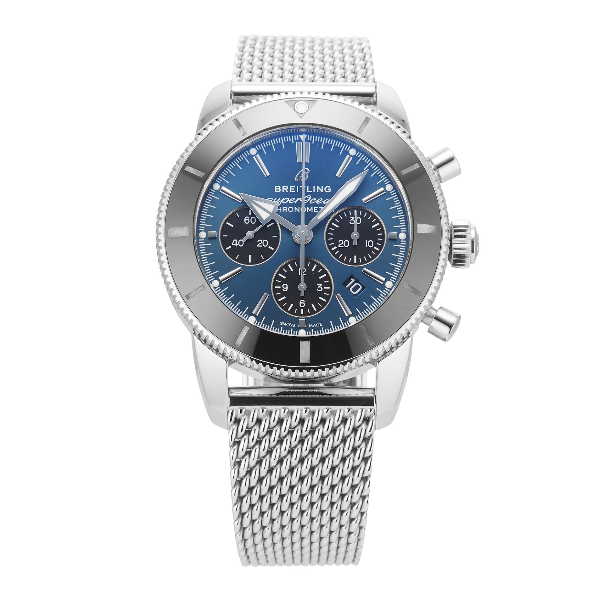 Pre-Owned Breitling Superocean Heritage B01 Chronograph 44mm Stainless Steel Pre-Owned Breitling Superocean Heritage B01 Chronograph 44mm Stainless Steel