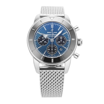 Pre-Owned Breitling Superocean Heritage B01 Chronograph 44mm Stainless Steel Pre-Owned Breitling Superocean Heritage B01 Chronograph 44mm Stainless Steel