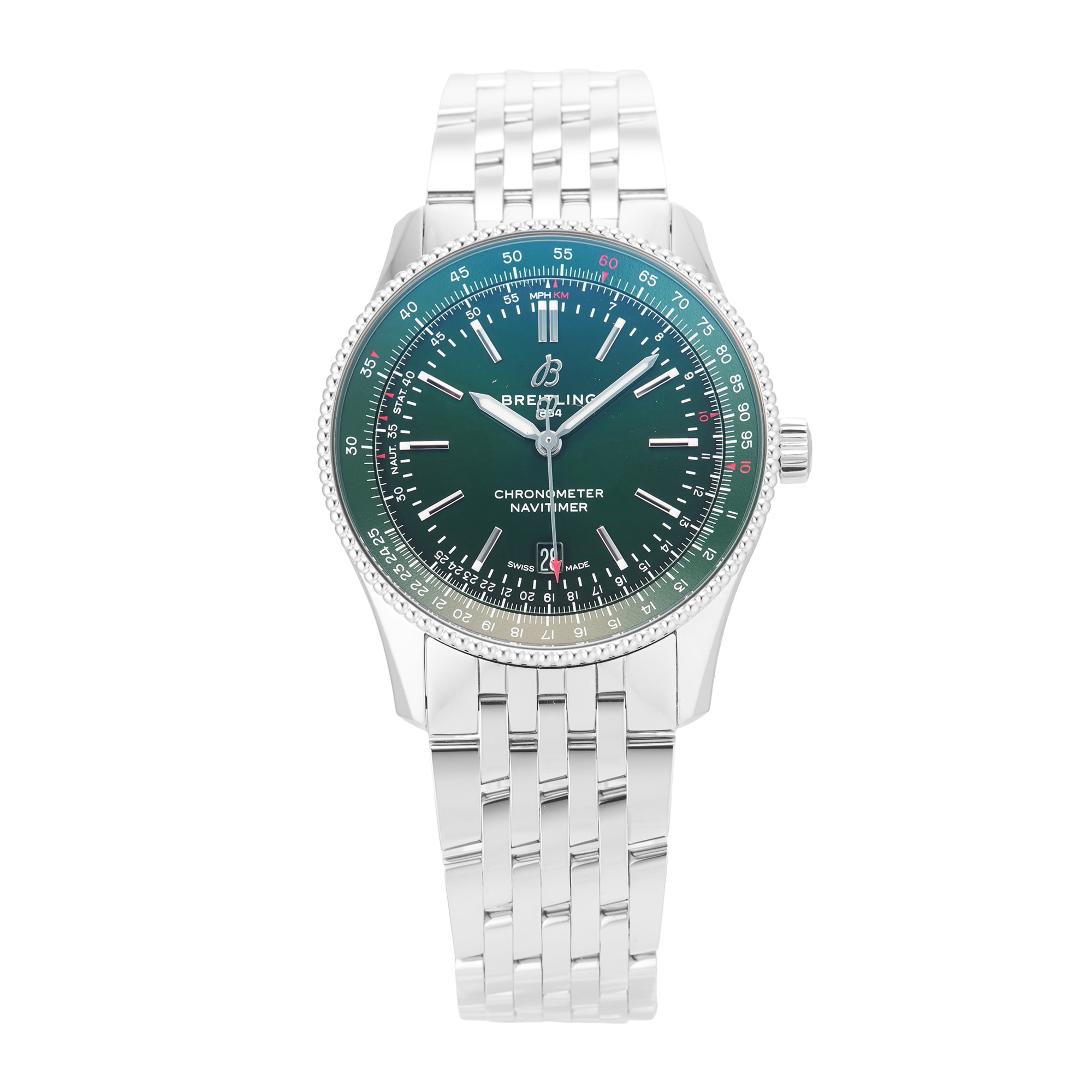 Pre-Owned Breitling Navitimer Automatic 41mm Stainless Steel Pre-Owned Breitling Navitimer Automatic 41mm Stainless Steel
