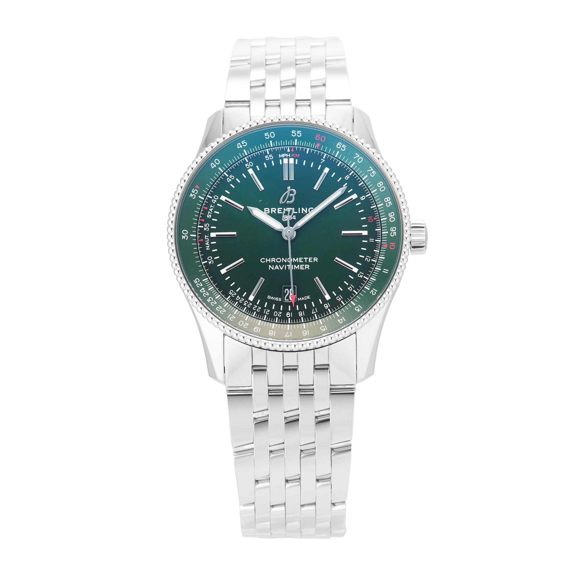 Pre-Owned Breitling Navitimer Automatic 41mm Stainless Steel Pre-Owned Breitling Navitimer Automatic 41mm Stainless Steel