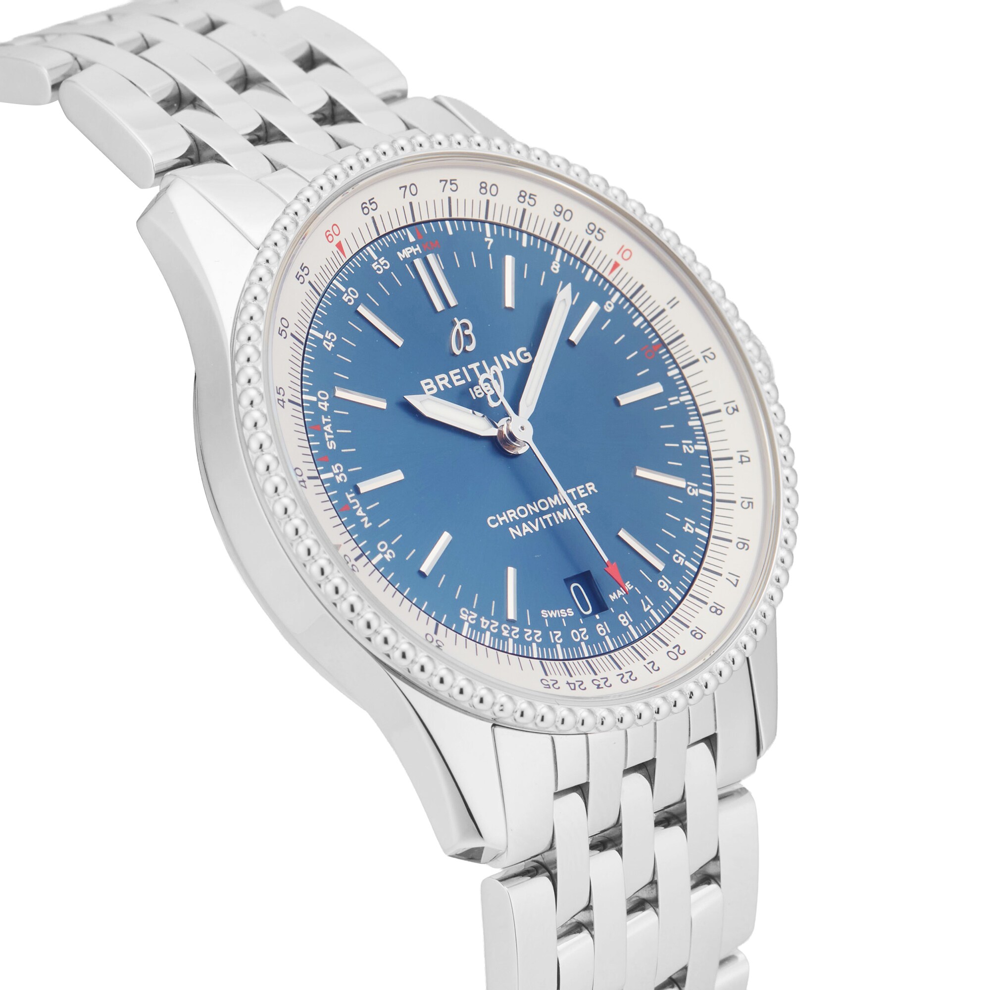 Pre-Owned Breitling Navitimer Automatic 38mm Stainless Steel Pre-Owned Breitling Navitimer Automatic 38mm Stainless Steel