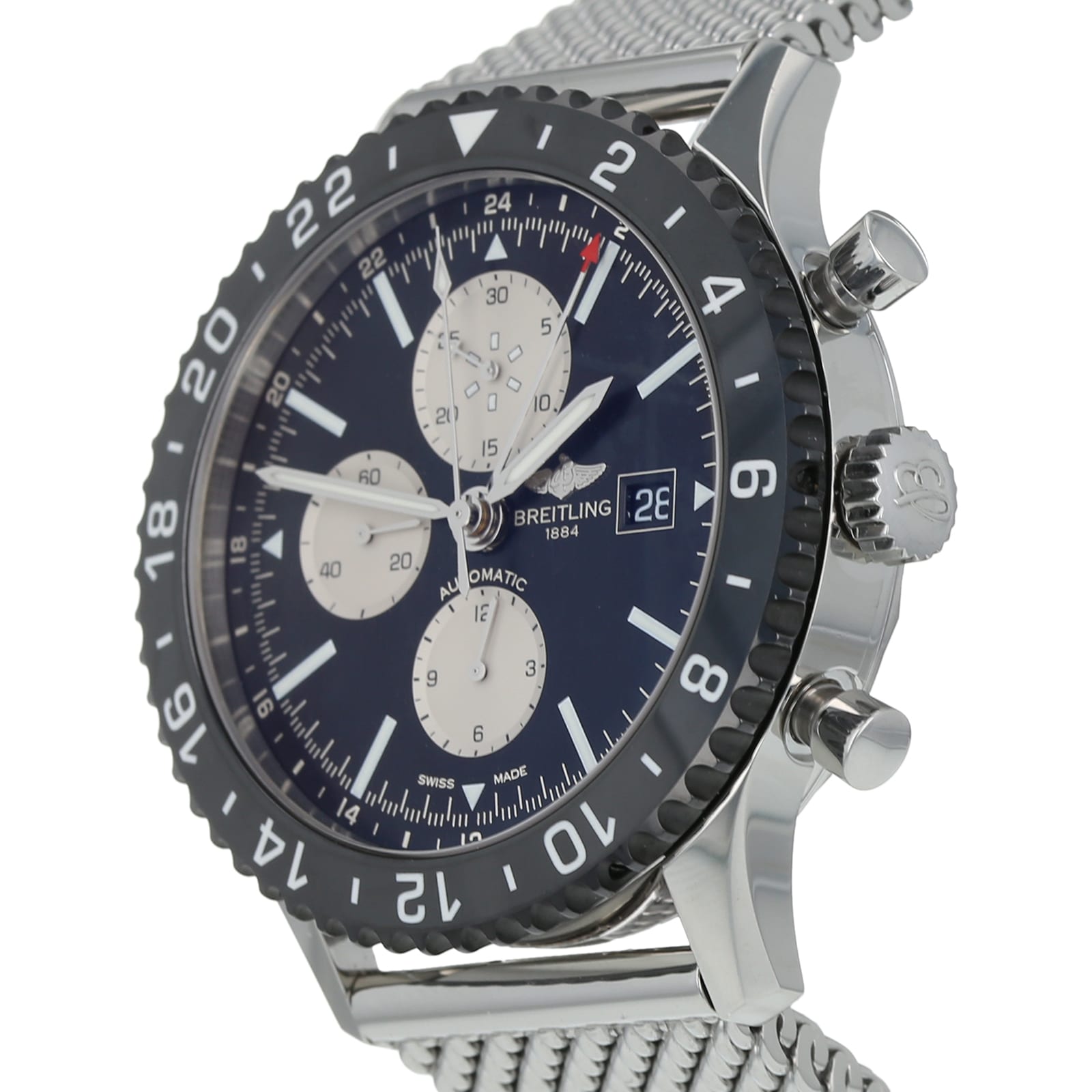 Pre-Owned Breitling Pre-Owned Breitling Chronoliner Mens Watch Y24310