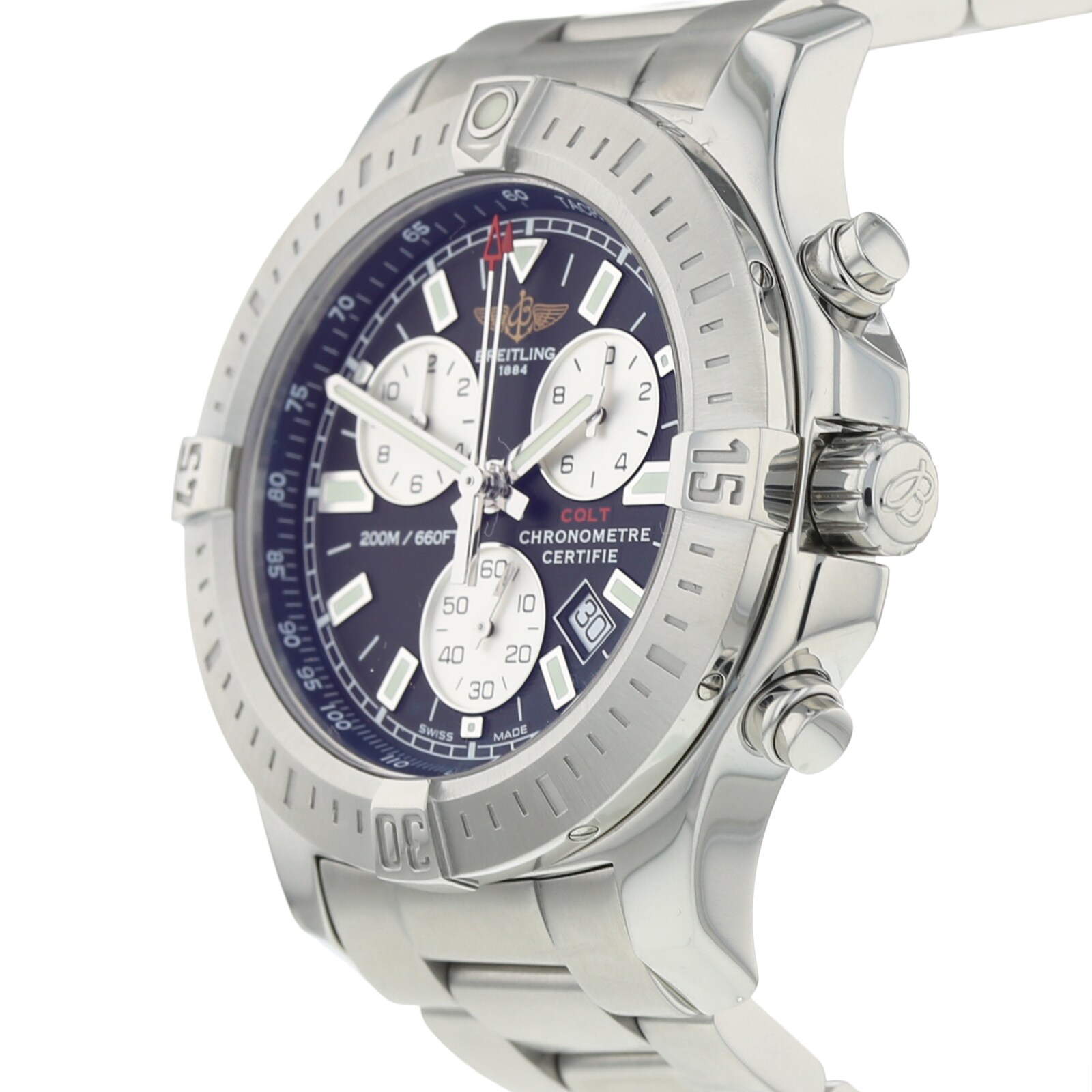 Pre-Owned Breitling Pre-Owned Breitling Colt Chronograph Mens Watch A73388