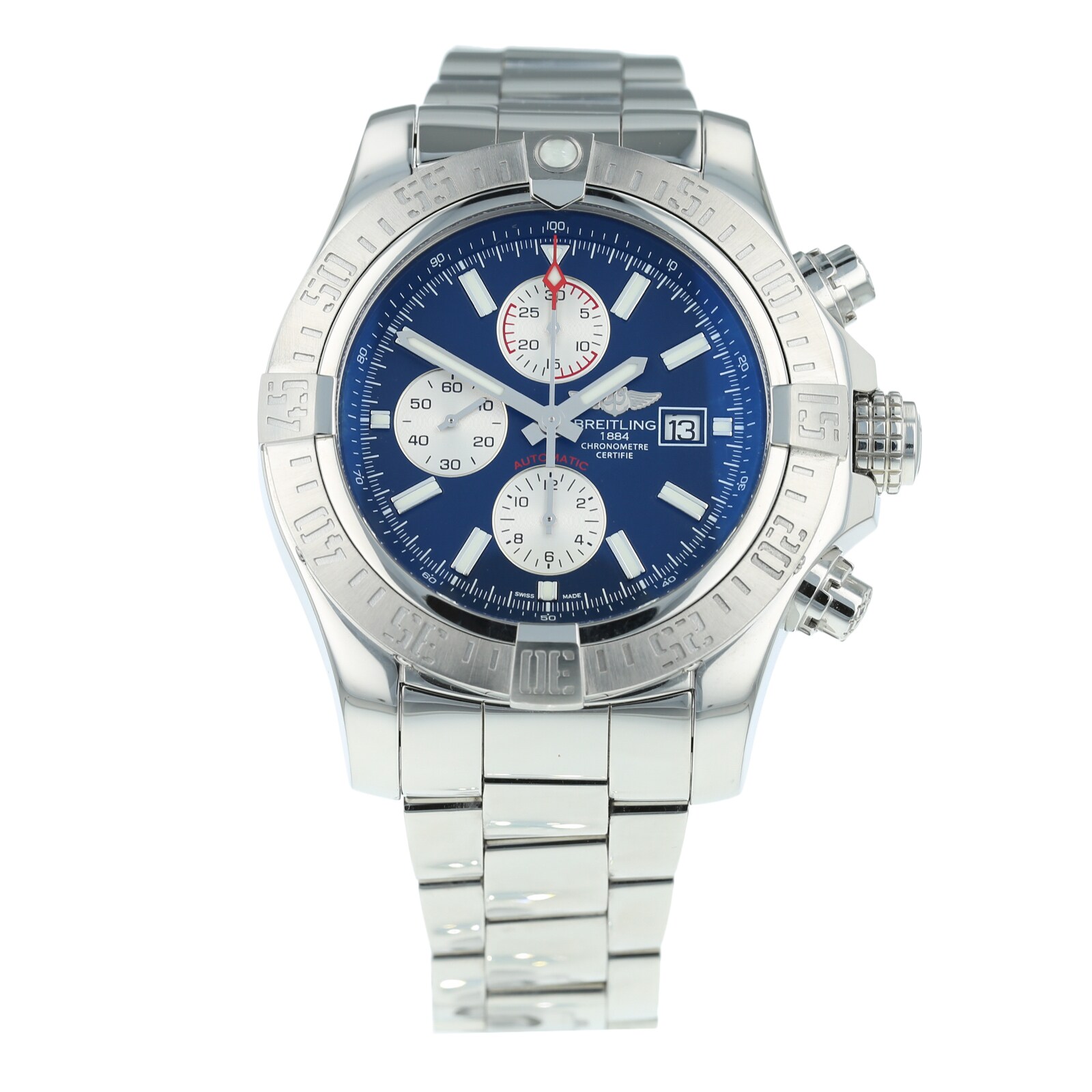 Pre-Owned Breitling Super Avenger II Mens Watch