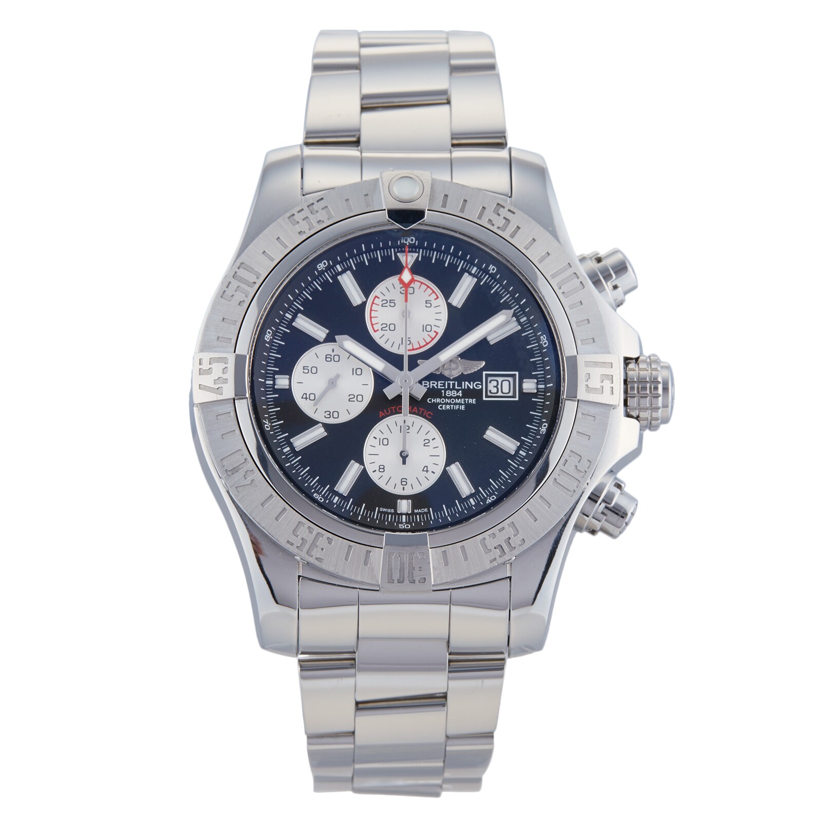 Pre-Owned Breitling Pre-Owned Breitling Super Avenger Mens Watch A13371