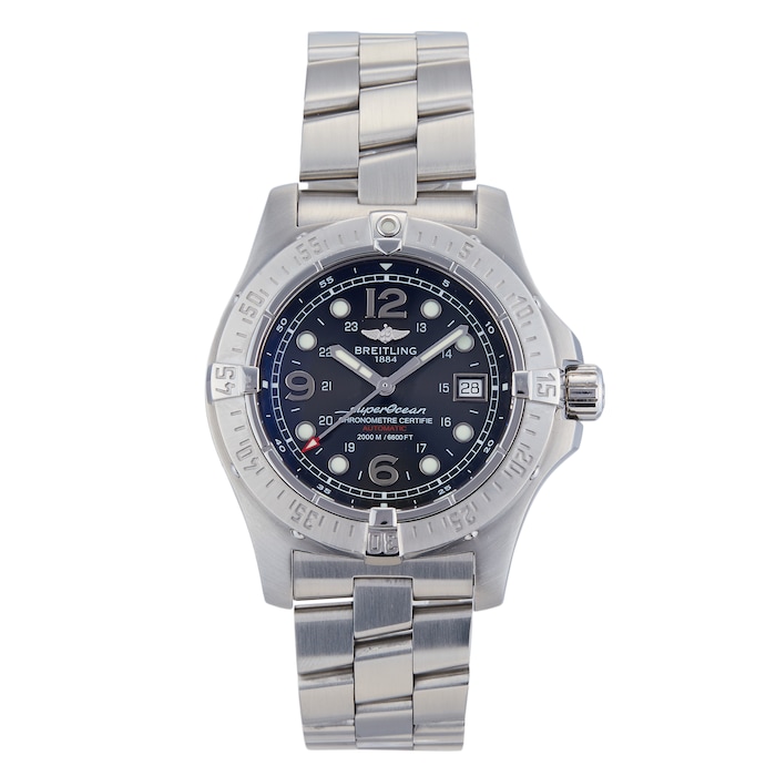 Pre-Owned Breitling Pre-Owned Breitling Superocean Mens Watch A17390