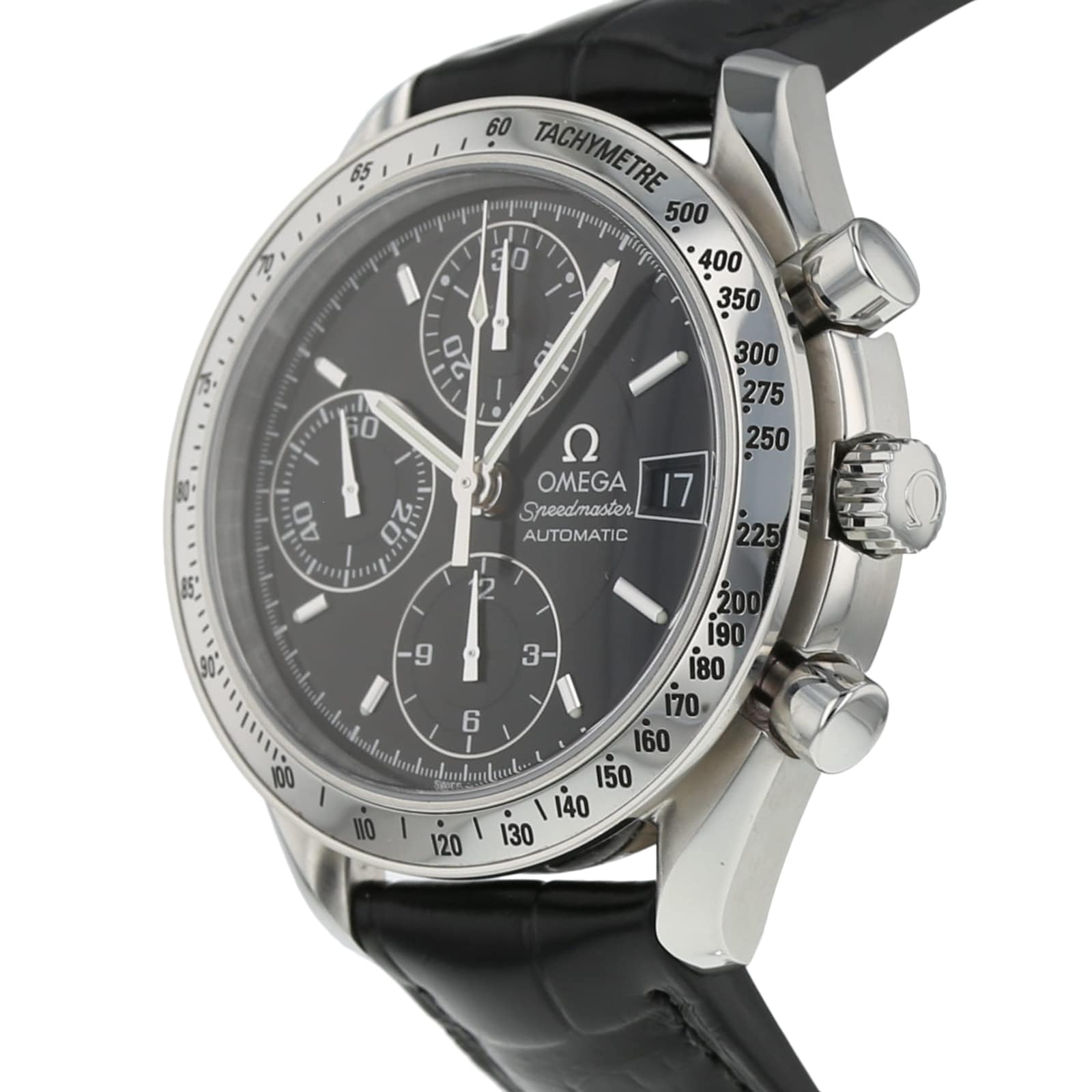 Pre-Owned Omega Speedmaster Date Mens Watch 3813.50.01