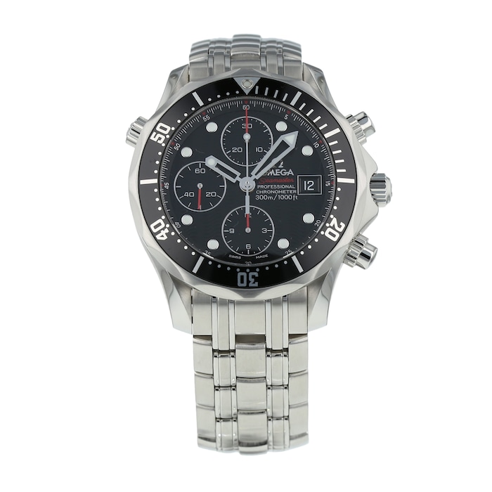 Pre-Owned Omega Pre-Owned Omega Seamaster Diver 300m Chronograph Mens Watch 213.30.42.40.01.001
