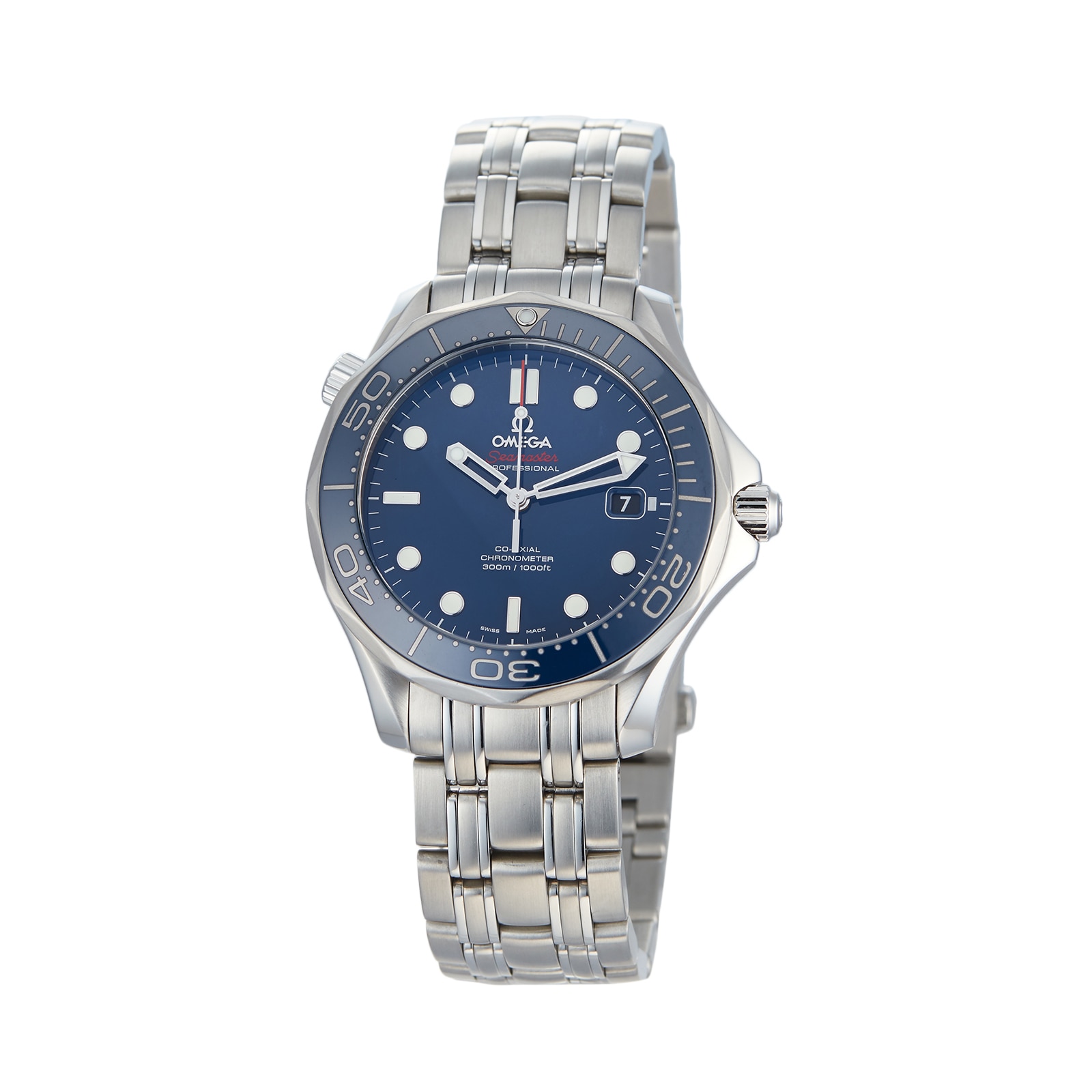 Pre-Owned Omega Seamaster Diver 300M Mens Watch 212.30.41.20.03.001