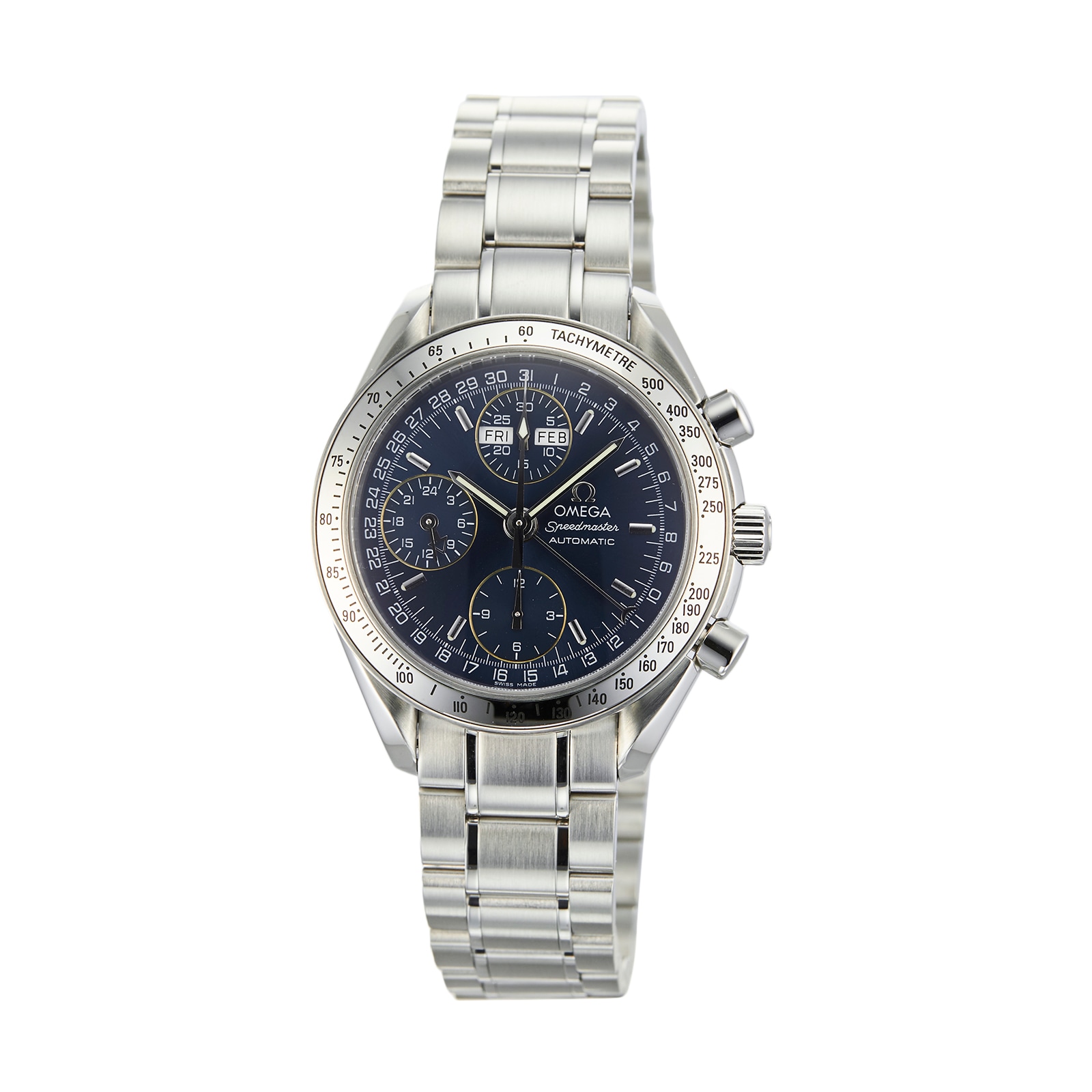 Pre-Owned Omega Speedmaster Day-Date Mens Watch 3523.30.00