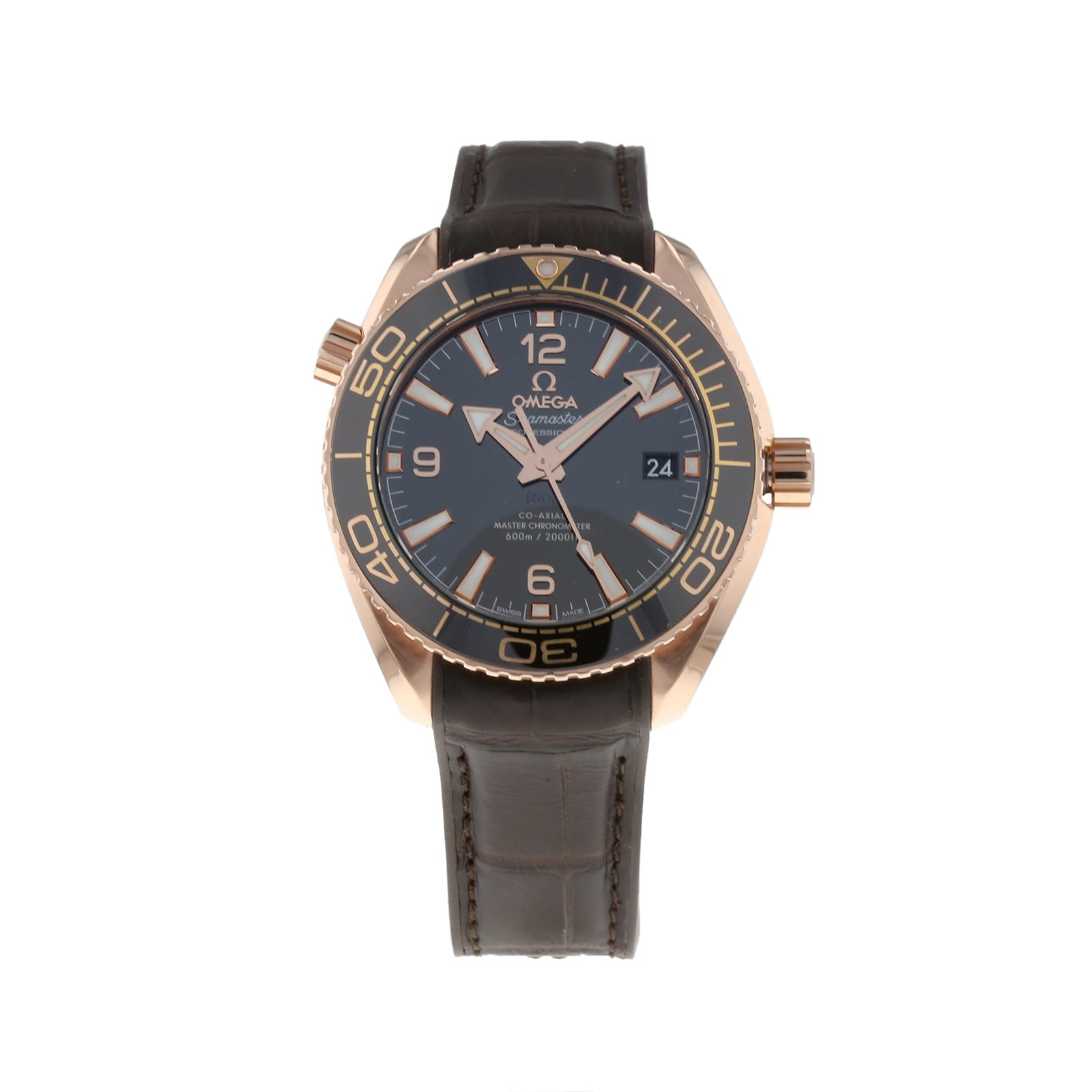 Omega seamaster planet ocean deals gold