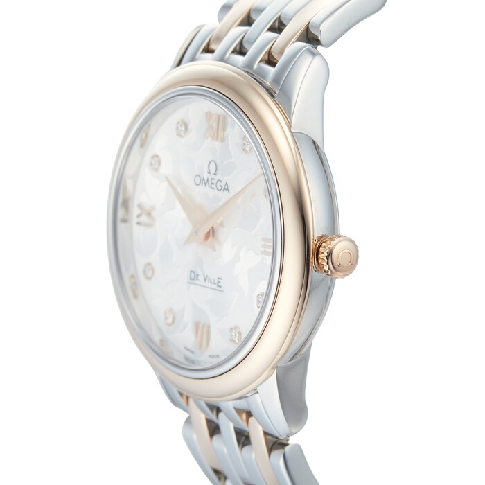 Pre-Owned Omega Pre-Owned Omega De Ville Prestige 'Butterfly' Ladies Watch 424.20.27.60.52.002