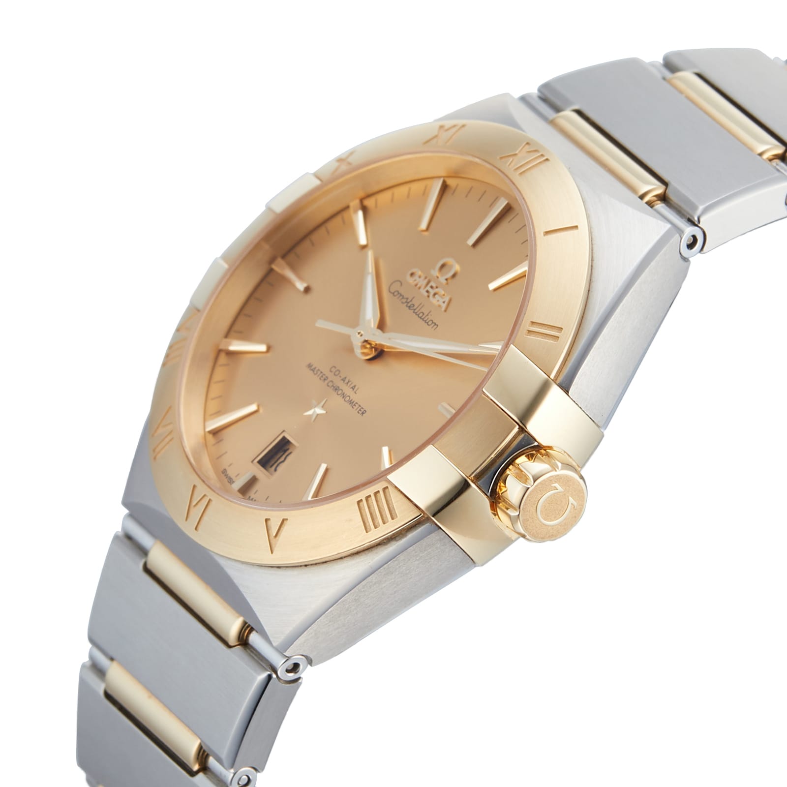 Omega constellation 2025 mens gold