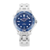 Pre-Owned Omega Seamaster Diver Blue Steel Mens Watch 210.30.42.20.03.001