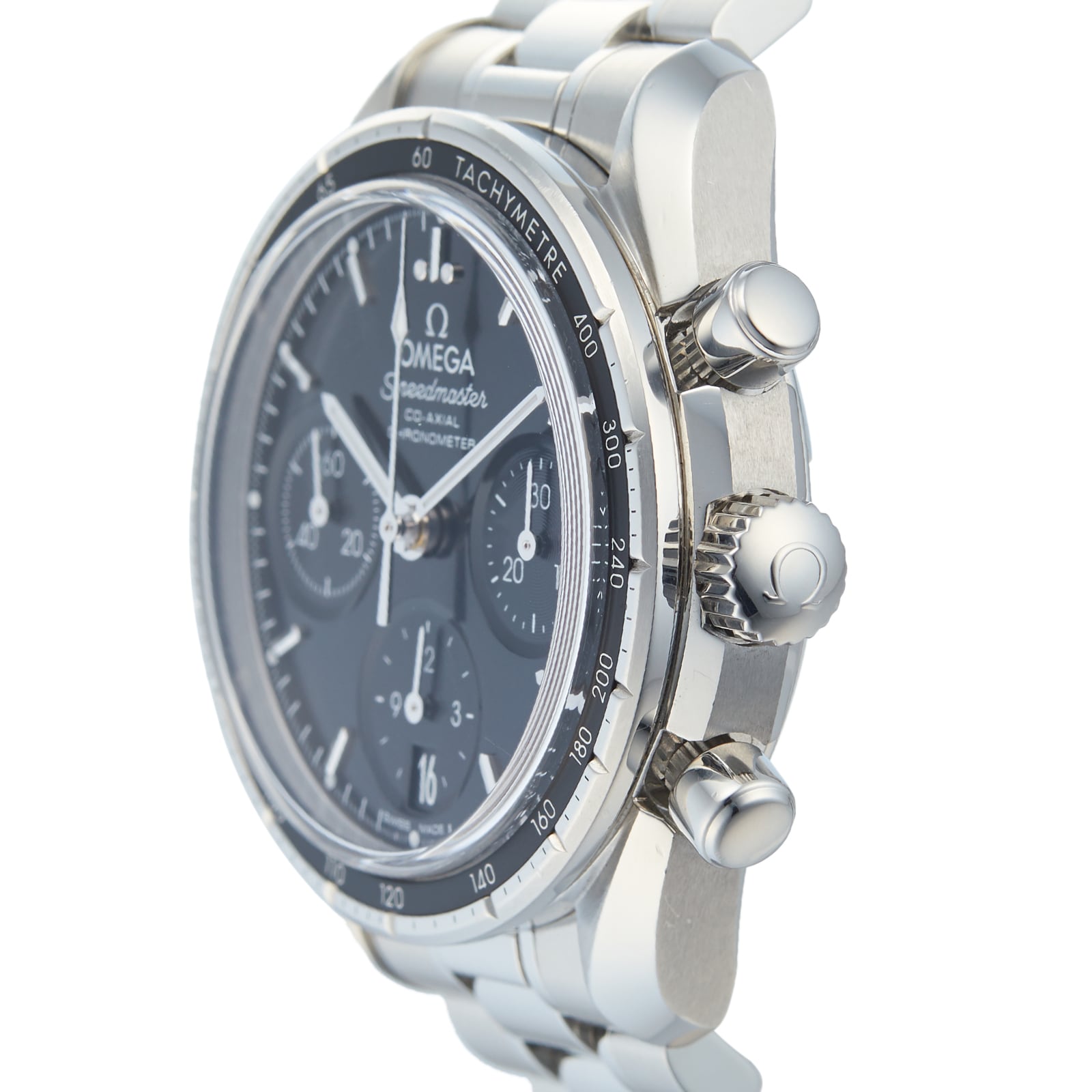 Pre-Owned Omega Speedmaster 38 Mens Watch 324.30.38.50.01.001 Pre-Owned Omega Speedmaster 38 Mens Watch 324.30.38.50.01.001