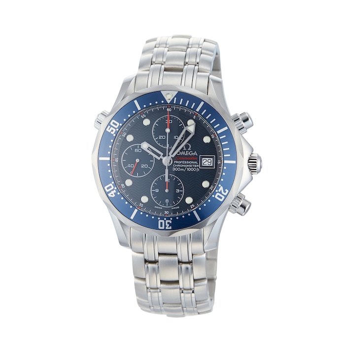 Pre-Owned Omega Pre-Owned Omega Seamaster Diver 300M Chronograph Mens Watch 2225.80.00