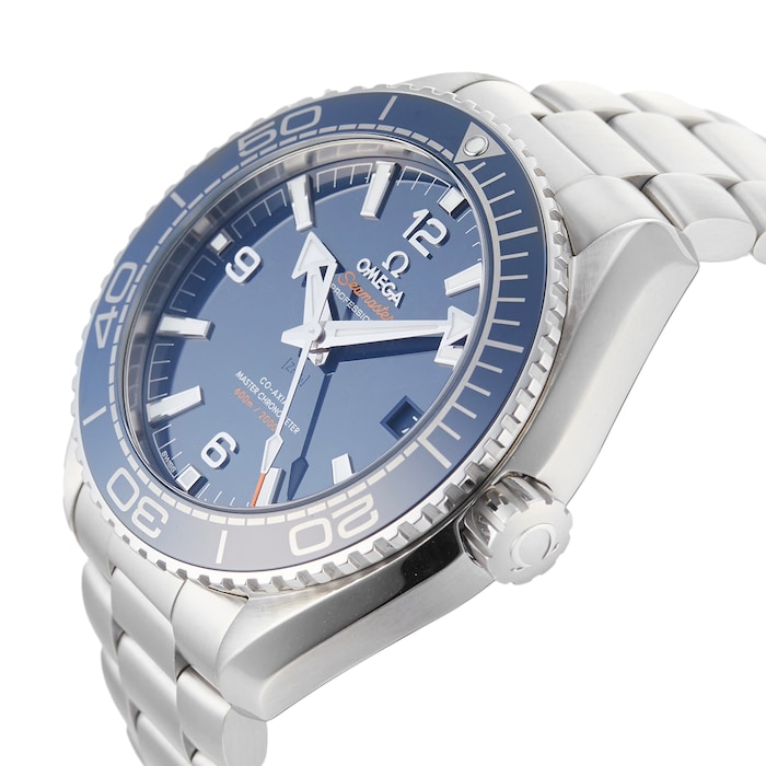 Pre-Owned Omega Seamaster Planet Ocean Blue Steel Mens Watch 215.30.44.21.03.001