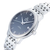 Pre-Owned Omega De Ville Black Steel Mens Watch 424.10.40.20.01.001