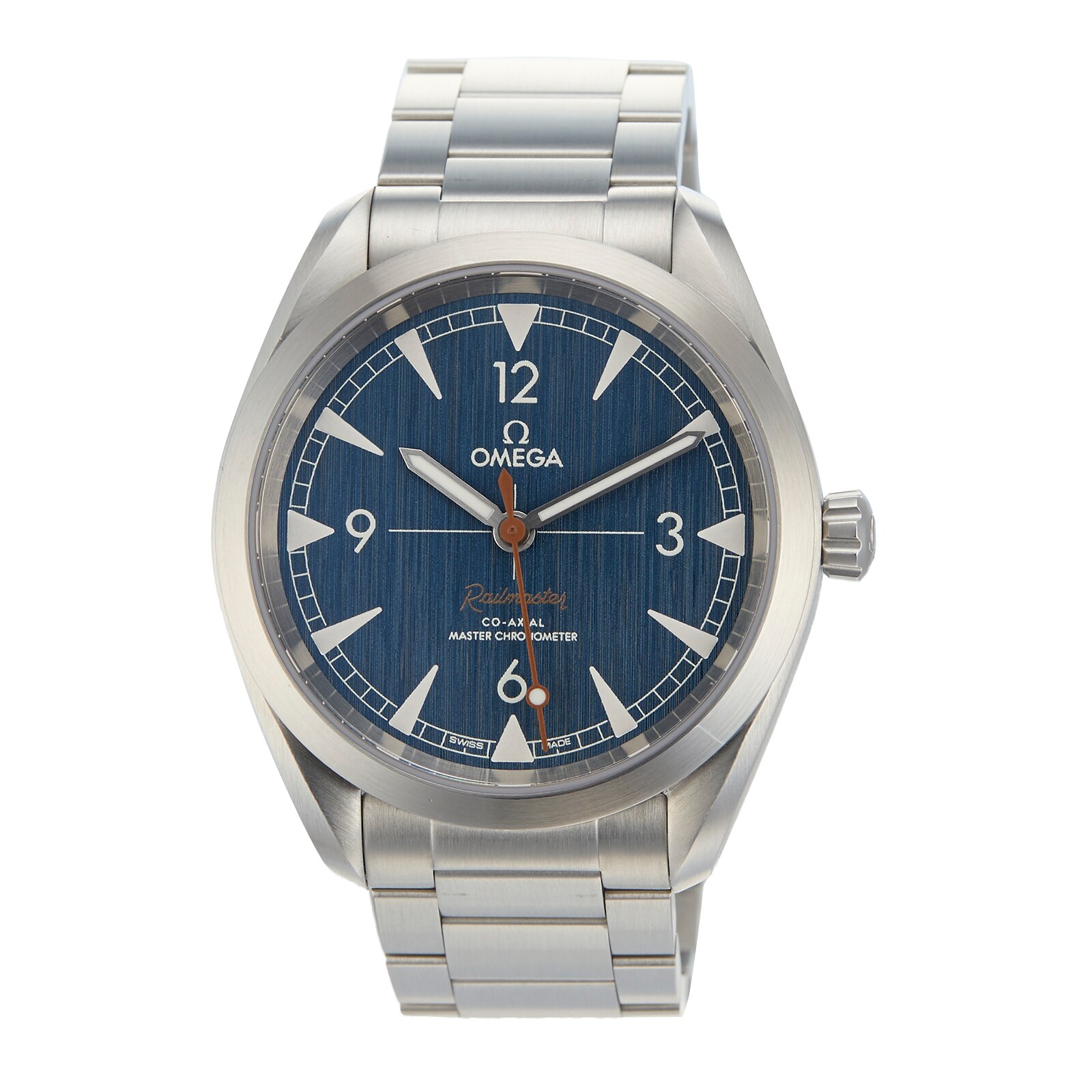 Pre-Owned Omega Railmaster Mens Watch 220.10.40.20.03.001
