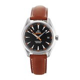 Pre-Owned Omega Seamaster Aqua Terra Black Steel Mens Watch 231.12.42.21.01.002