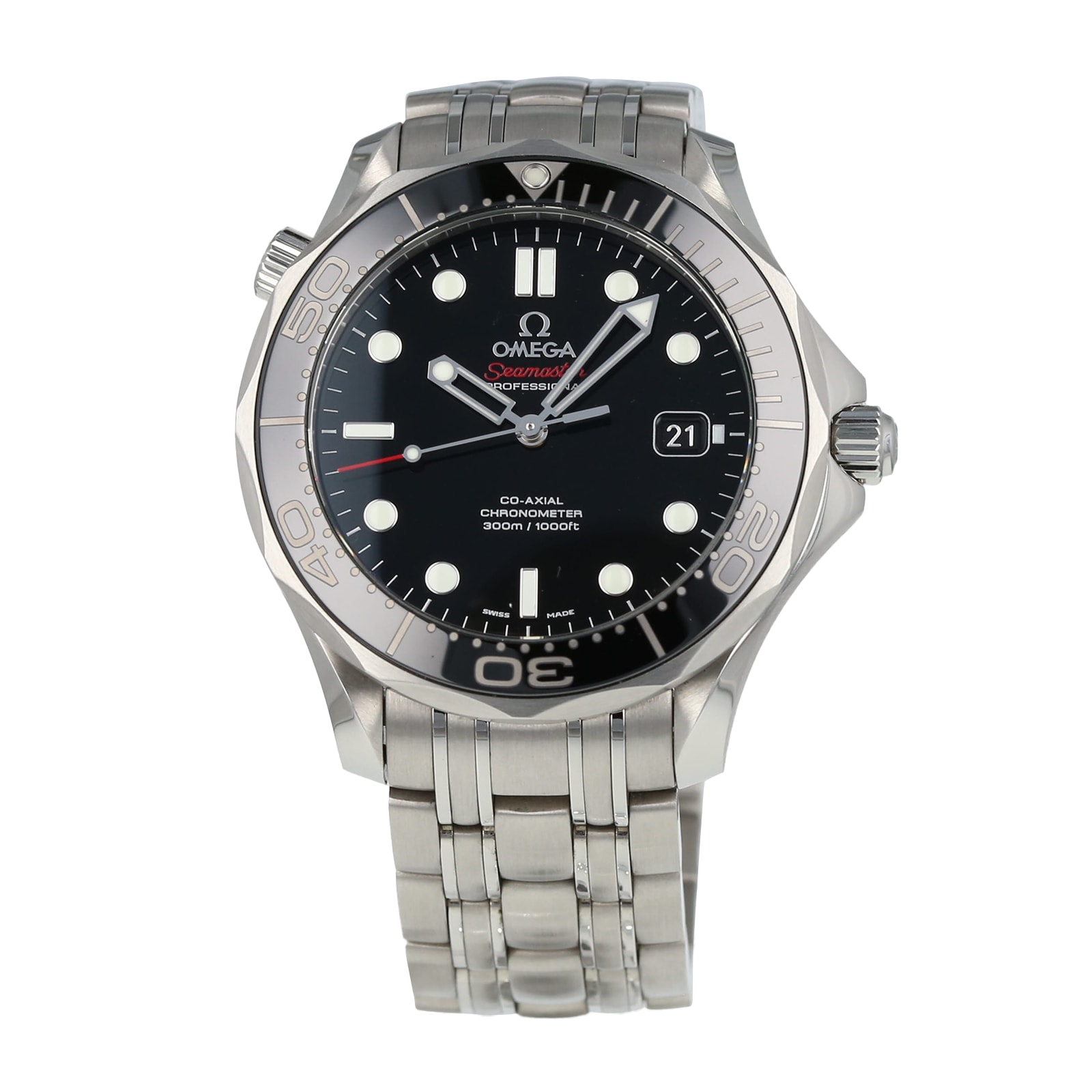 Pre-Owned Omega Seamaster Diver 300M Mens Watch 212.30.41.20.01.003
