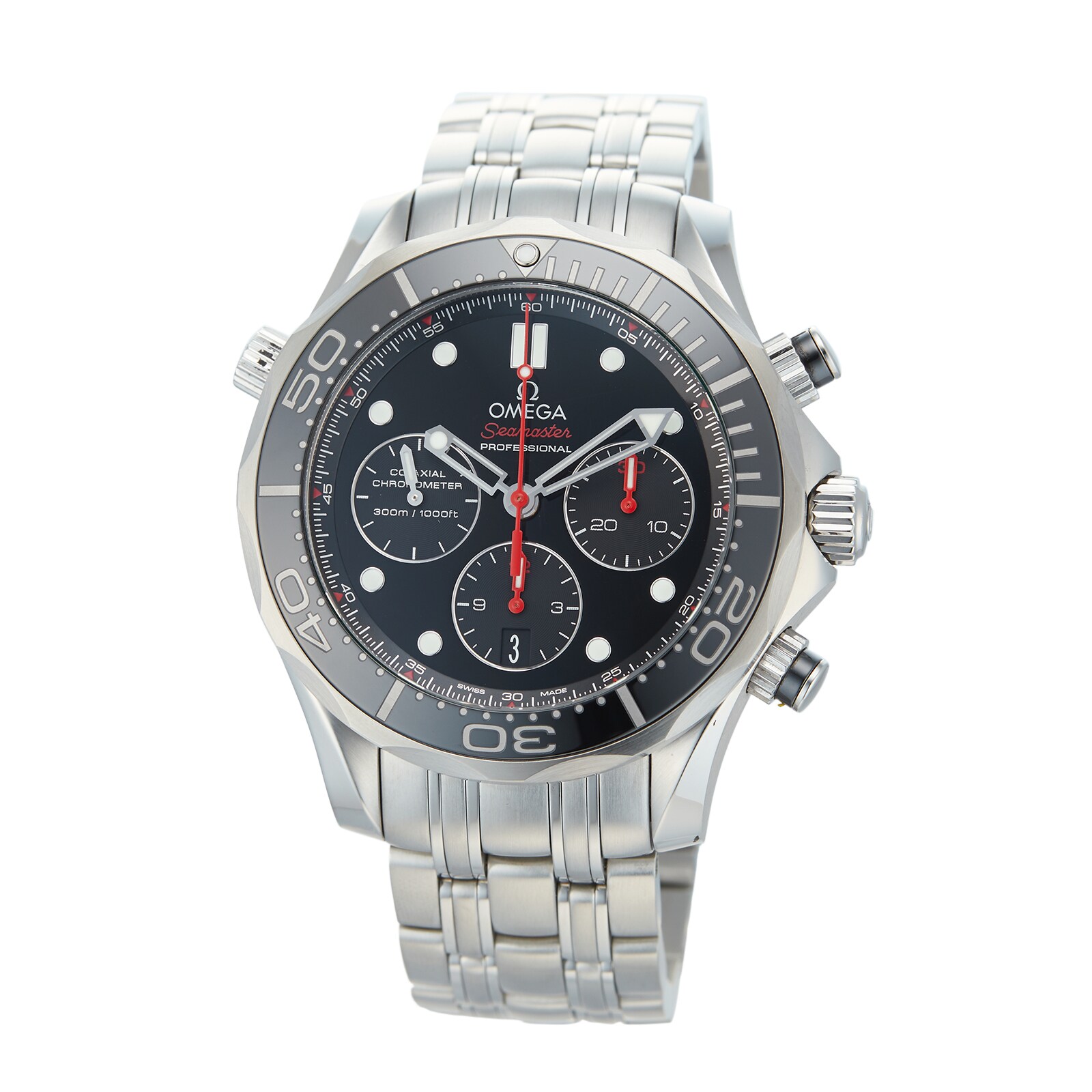 Pre-Owned Omega Seamaster Diver 300M Mens Watch 212.30.44.50.01.001