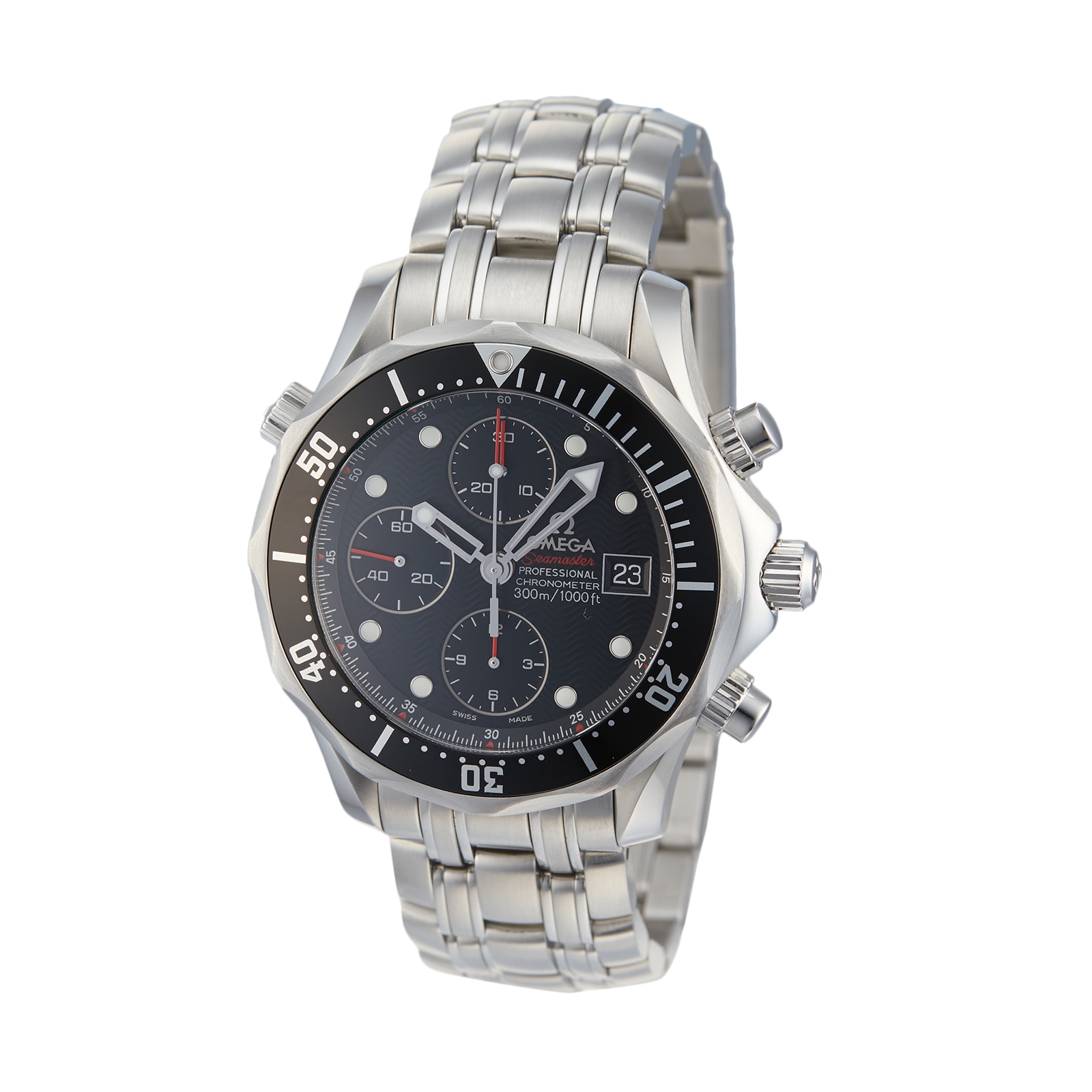 Pre-Owned Omega Seamaster Diver 300M Chronograph Mens Watch 213.30.42.40.01.001
