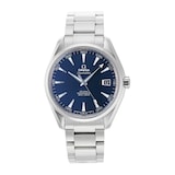 Pre-Owned Omega Seamaster Aqua Terra Blue Steel Mens Watch 231.10.42.21.03.001