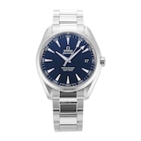 Pre-Owned Omega Seamaster Aqua Terra Blue Steel Mens Watch 231.10.42.21.03.003
