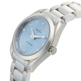 Pre-Owned Omega Seamaster Aqua Terra Blue Steel Ladies Watch 220.10.28.60.53.001