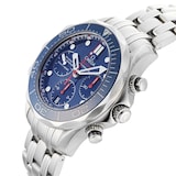 Pre-Owned Omega Seamaster Diver Blue Steel Mens Watch 212.30.42.50.03.001
