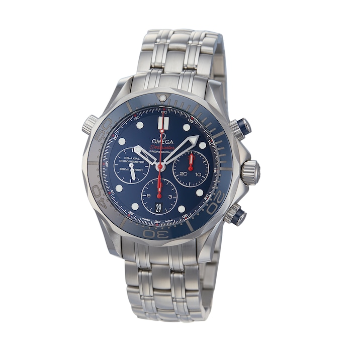 Pre-Owned Omega Seamaster Diver 300M Chronograph Mens Watch 212.30.44.50.03.001