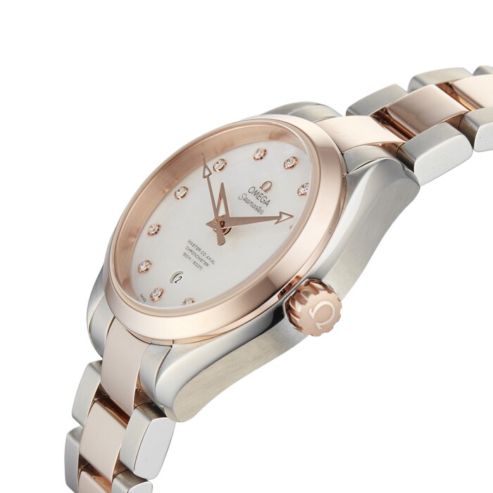 Pre-Owned Omega Pre-Owned Omega Seamaster Aqua Terra 150M Ladies Watch 231.20.34.20.55.001