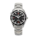 Pre-Owned Omega Seamaster Planet Ocean Big Size Black Steel Mens Watch 2200.51.00