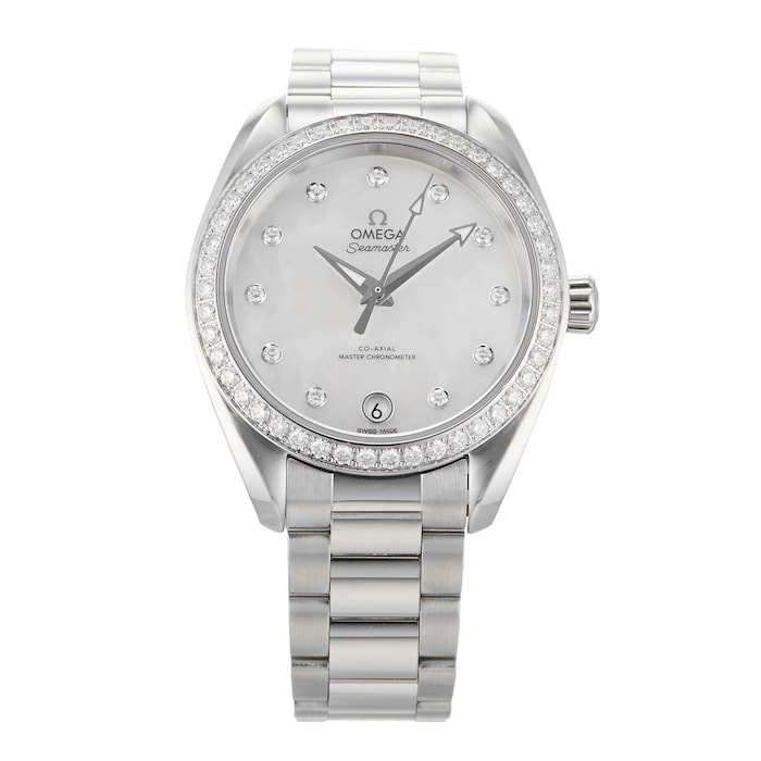 Pre-Owned Omega Pre-Owned Omega Seamaster Aqua Terra 150M Ladies Watch 220.15.34.20.55.001