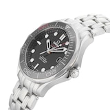 Pre-Owned Omega Seamaster Diver James Bond 50th Anniversary Edition Black Steel Mens Watch 212.30.41.20.01.005