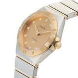 Pre-Owned Omega Pre-Owned Omega Constellation Yellow Steel and Yellow Gold Ladies Watch 131.20.28.60.58.001