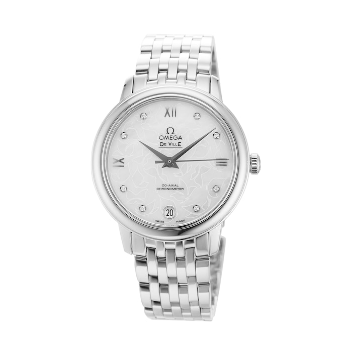 Pre-Owned Omega Pre-Owned Omega De Ville Prestige 'Butterfly' Ladies Watch 424.10.33.20.55.001